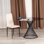 Стул Easy Chair (mod. 24-1) light beige (светло-бежевый) HLR2 / чёрный